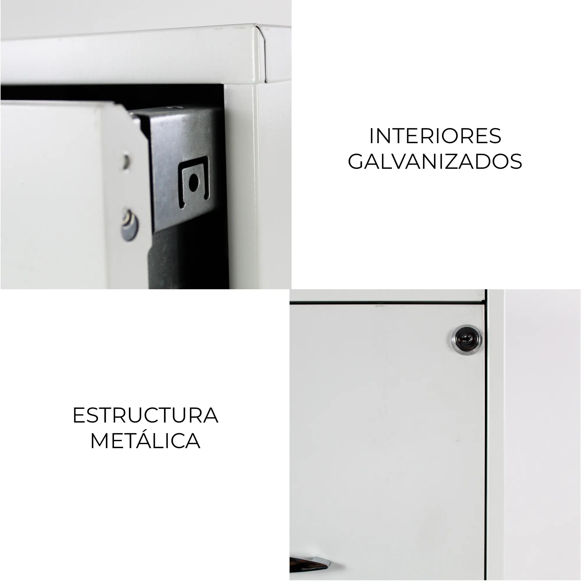 Archivero Metálico 2+1 gavetas Carta 18871  Blanco