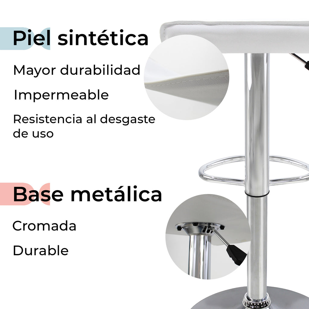 Set De 2 Bancos Altos Sion