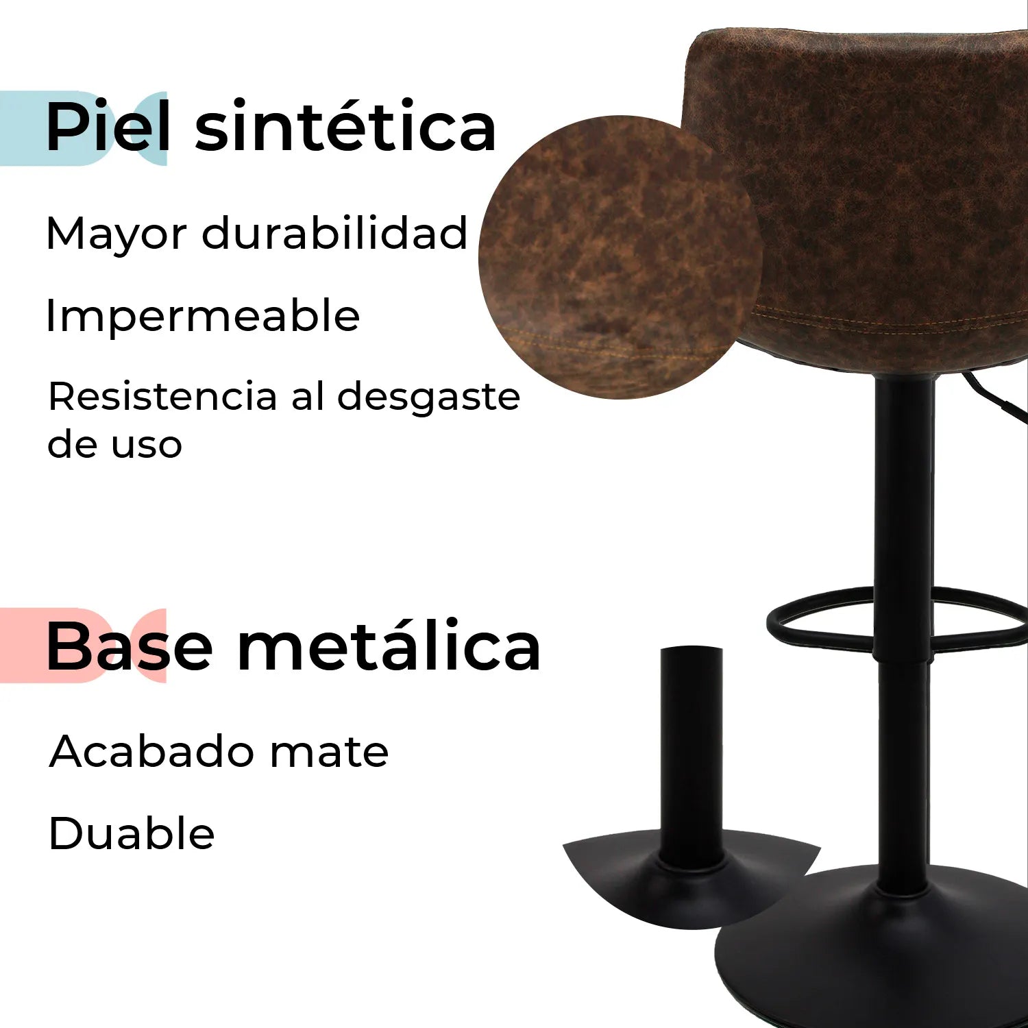 Set 2 Bancos Altos Zurich