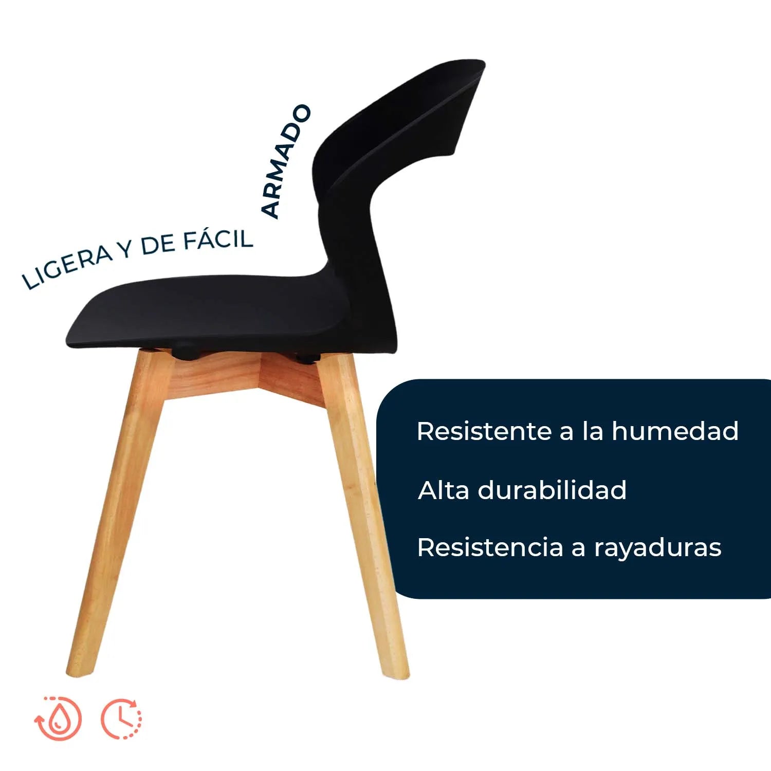 Set de 2 Sillas Moura