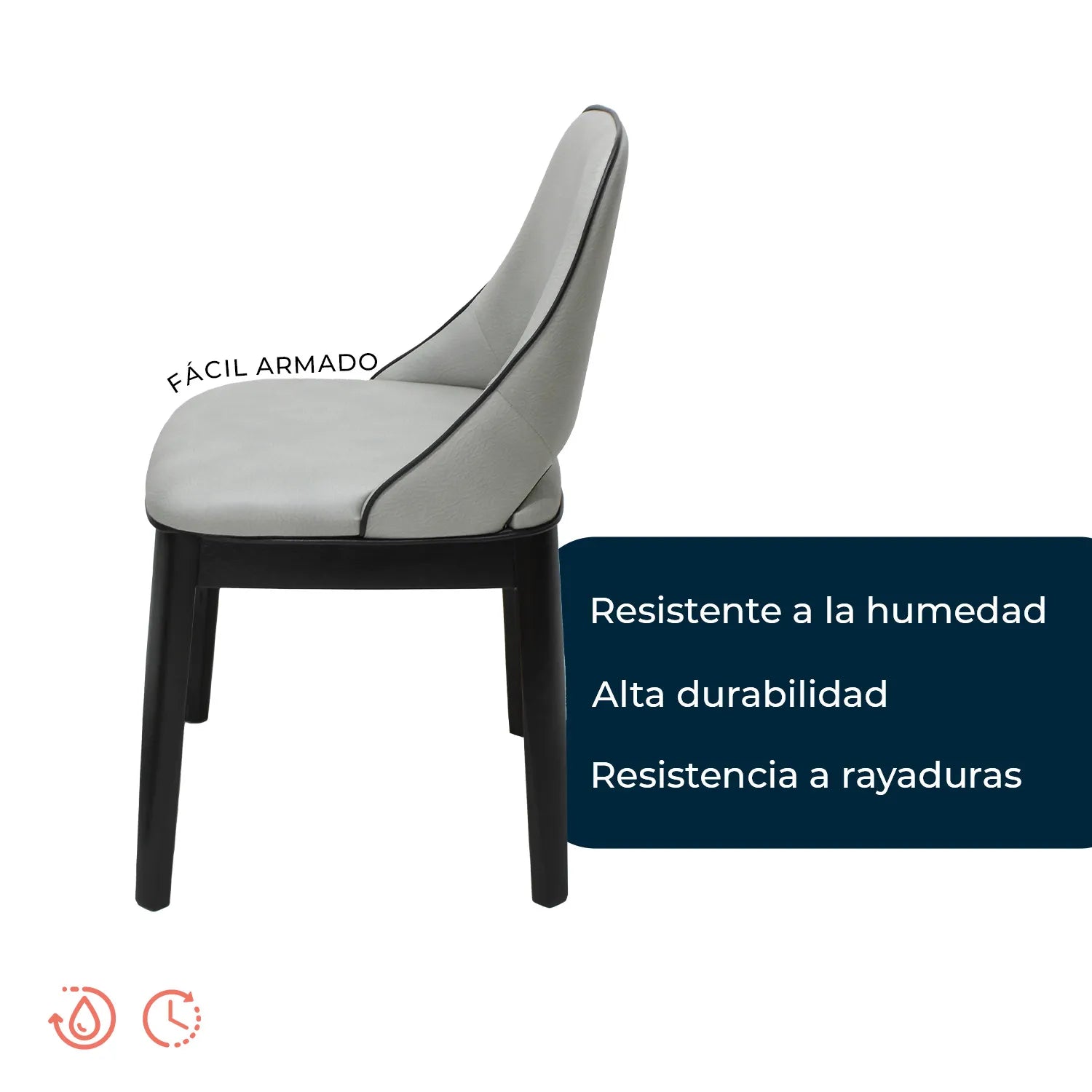 Silla de comedor Branco