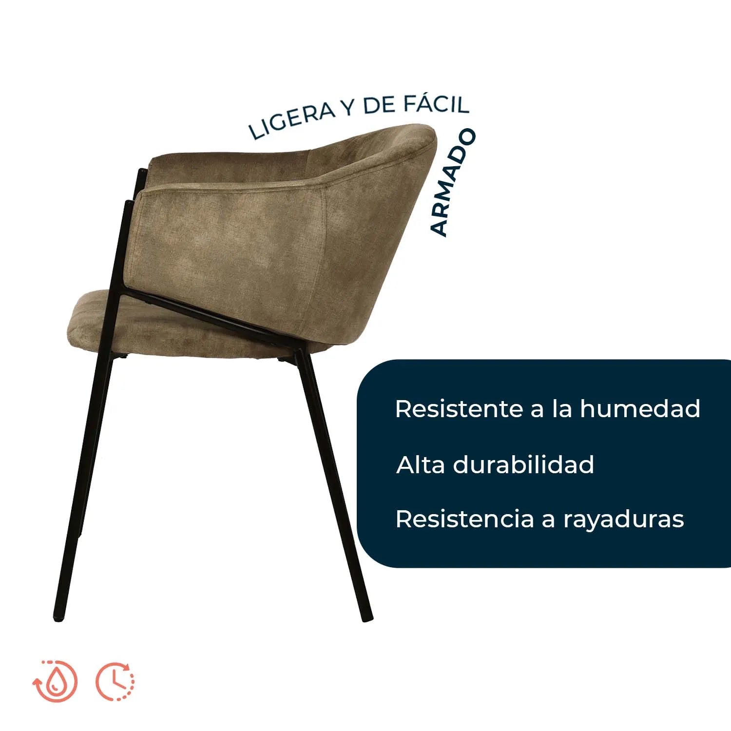 Silla de comedor 2101 Isolla