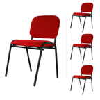 Set de 4 Sillas Fijas Tela 104Z