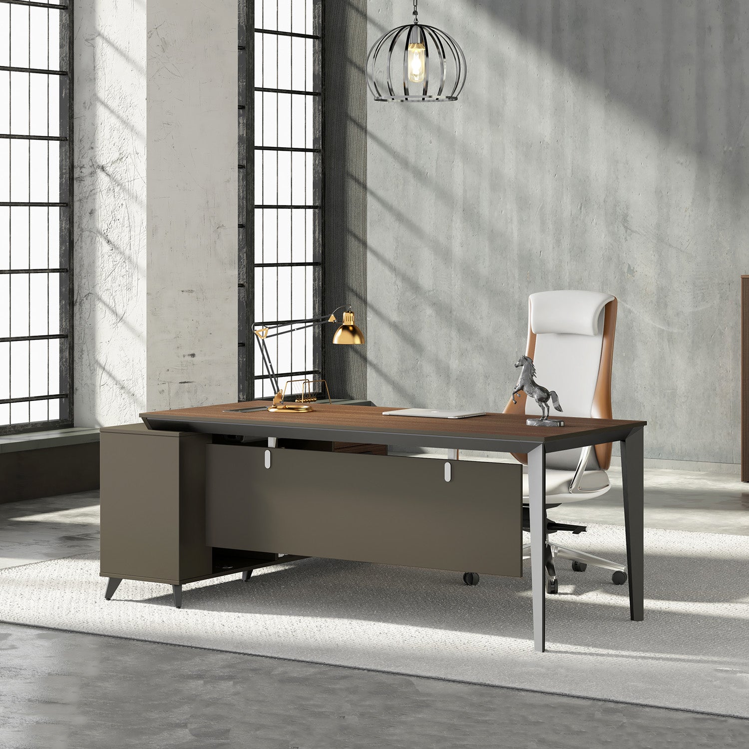 Escritorio ejecutivo Cracovia 160 Lateral