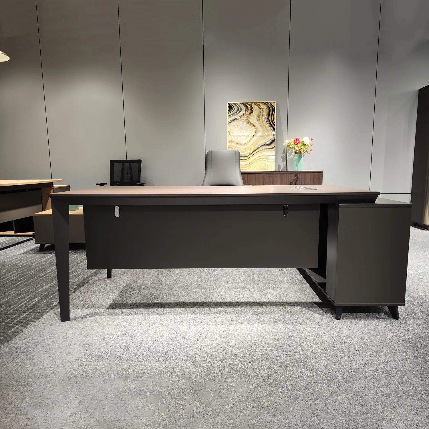 Escritorio ejecutivo Cracovia 180 Lateral