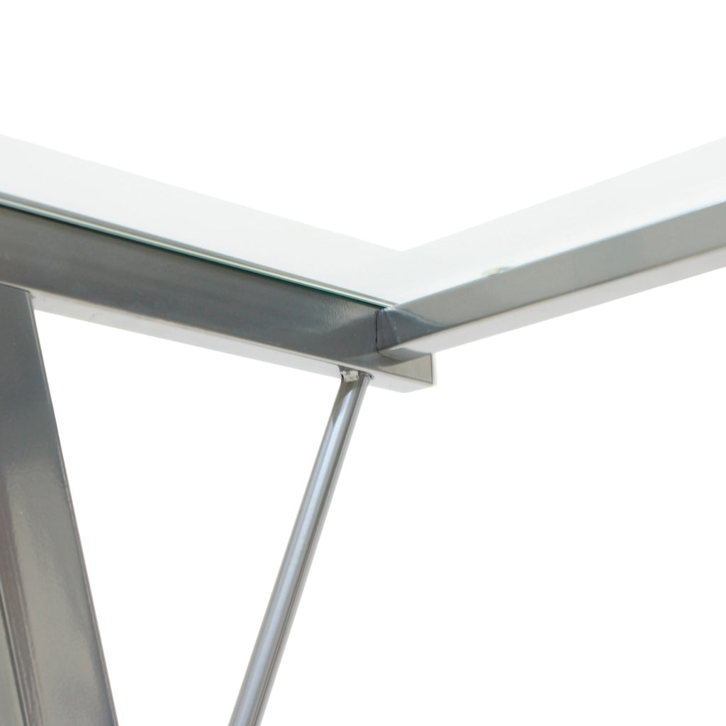 ESCRITORIO JM-907G CRISTAL TEMPLADO