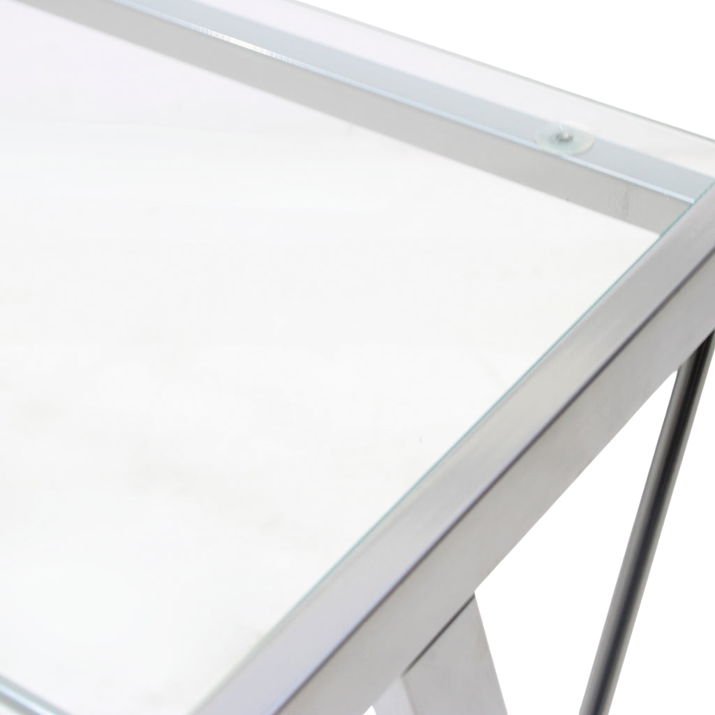 ESCRITORIO JM-907G CRISTAL TEMPLADO