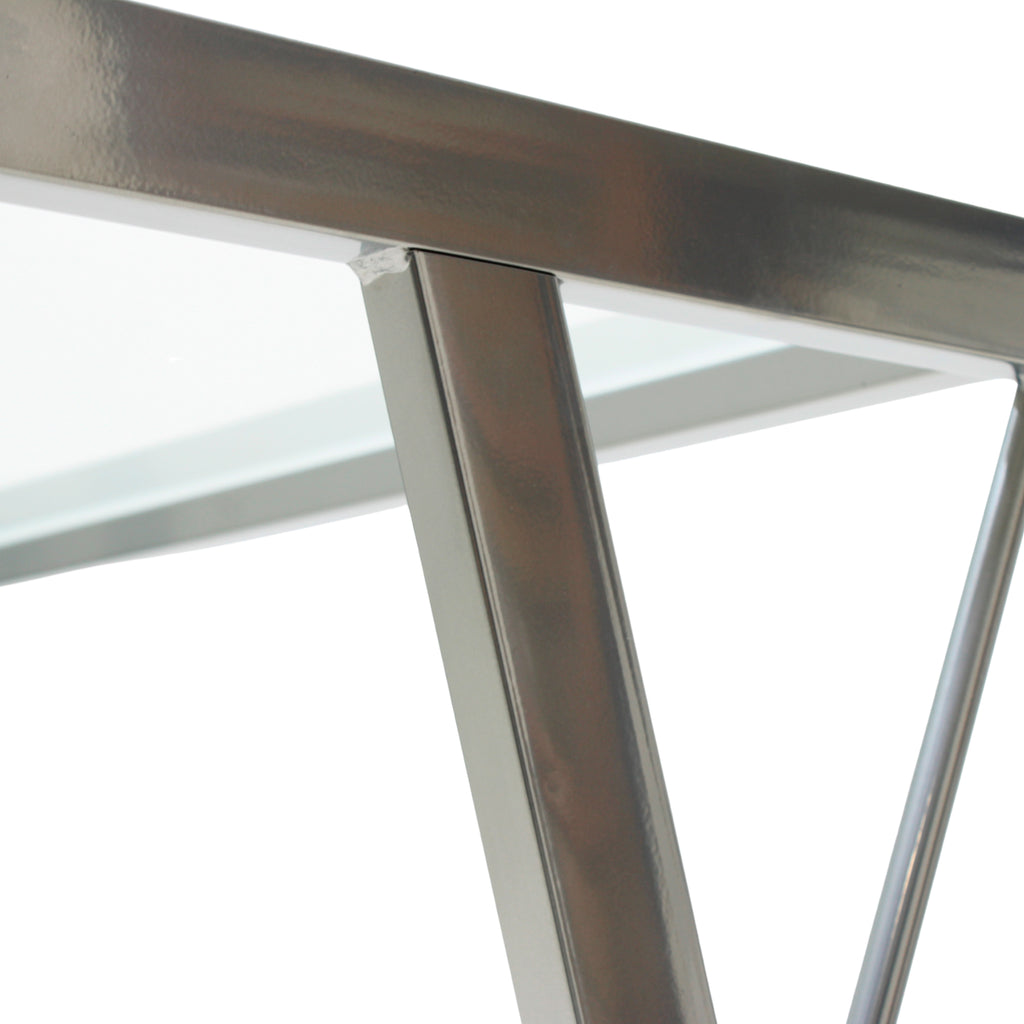 ESCRITORIO JM-907G CRISTAL TEMPLADO