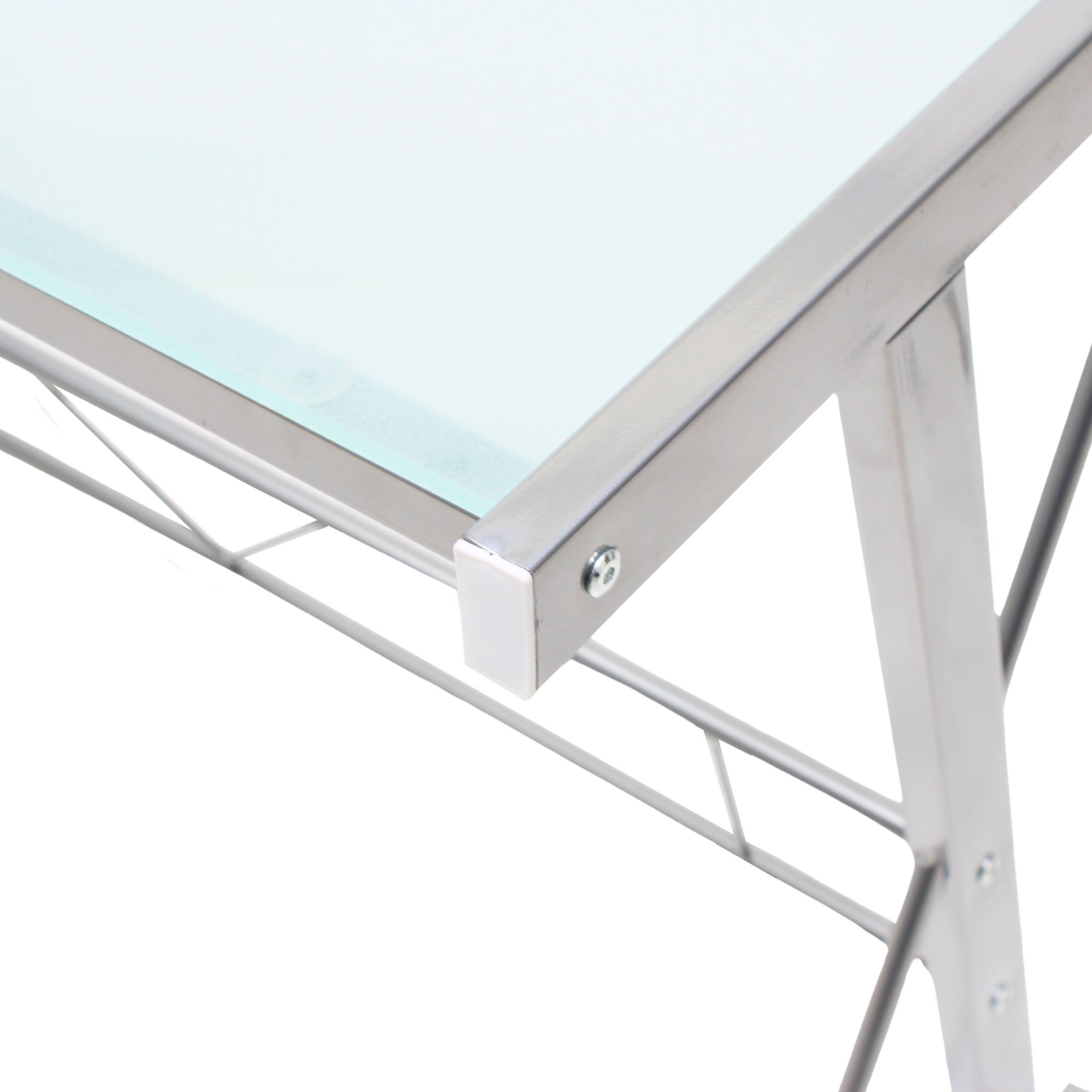 ESCRITORIO JM-907GE CRISTAL ESMERILADO