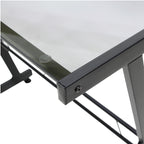 ESCRITORIO JM-907GN CRISTAL NEGRO