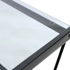 ESCRITORIO JM-907GN CRISTAL NEGRO