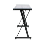 ESCRITORIO JM-907GN CRISTAL NEGRO