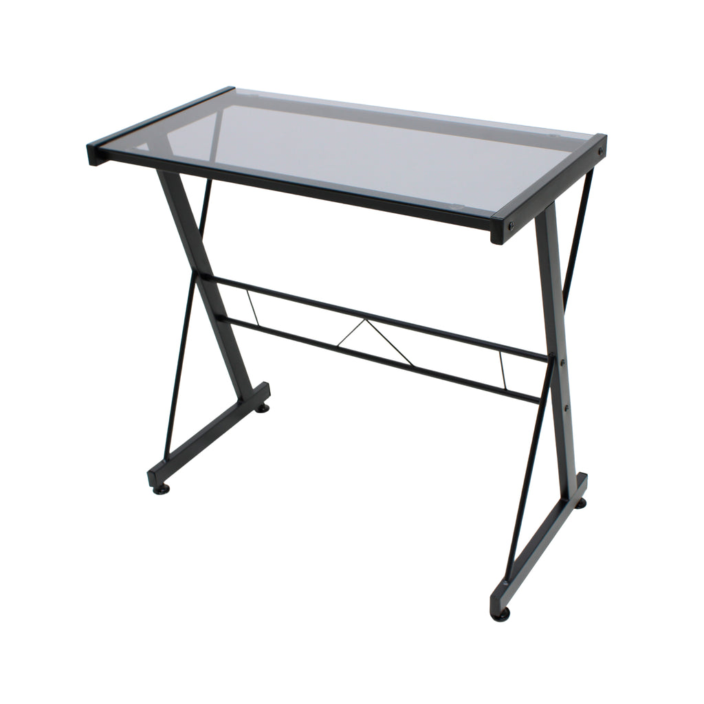 ESCRITORIO JM-907GN CRISTAL NEGRO