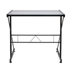 ESCRITORIO JM-907GN CRISTAL NEGRO