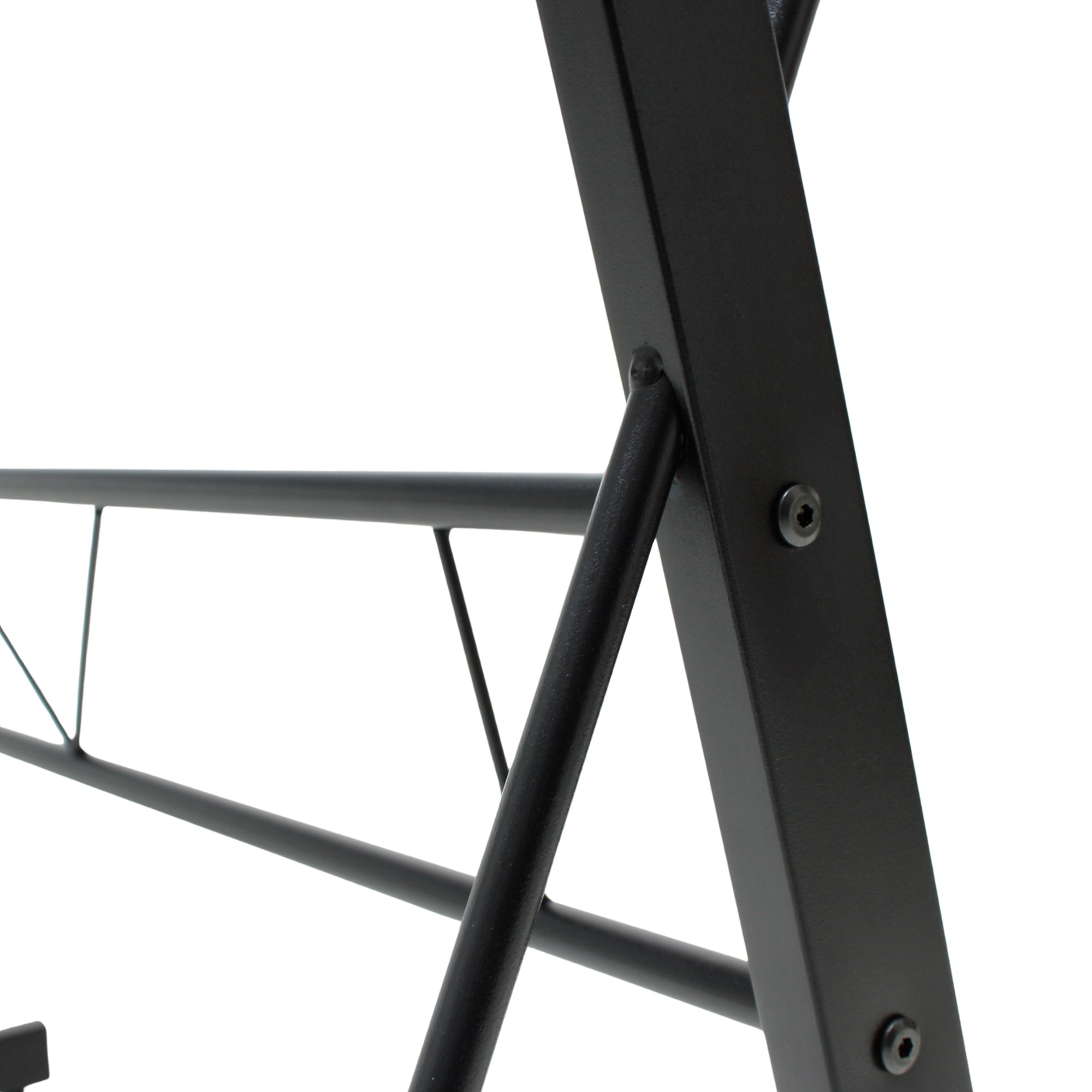 ESCRITORIO JM-909GN CRISTAL NEGRO