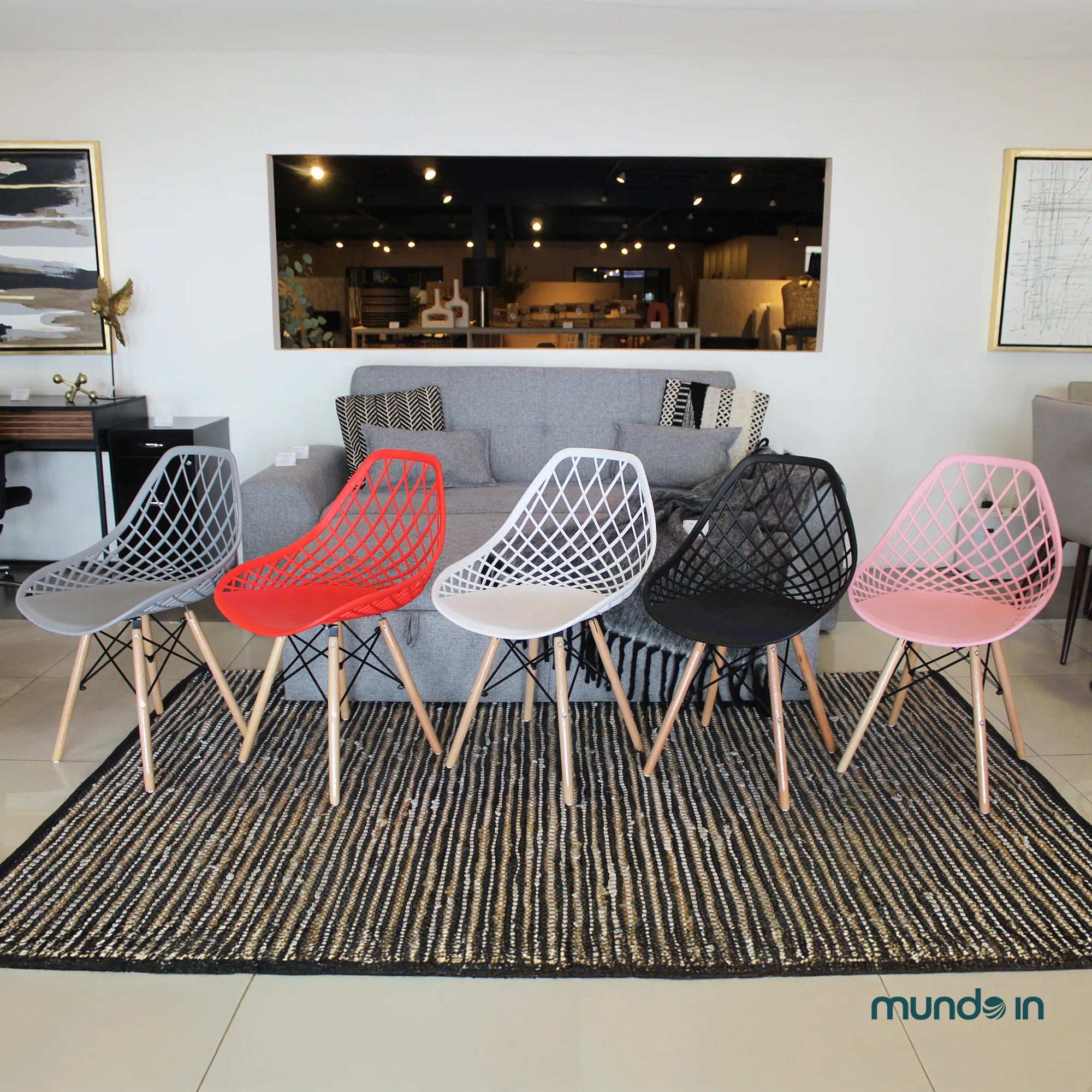 Set de 4 Sillas Oslo Vento | Sillas para comedor tipo Eames