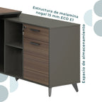 Escritorio ejecutivo Cracovia 160 Lateral