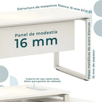 Escritorio ejecutivo Zadar 180 Lateral