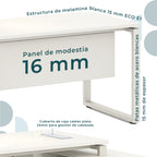 Escritorio ejecutivo Zadar 160 Lateral