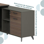 Escritorio ejecutivo Cracovia 180 Lateral