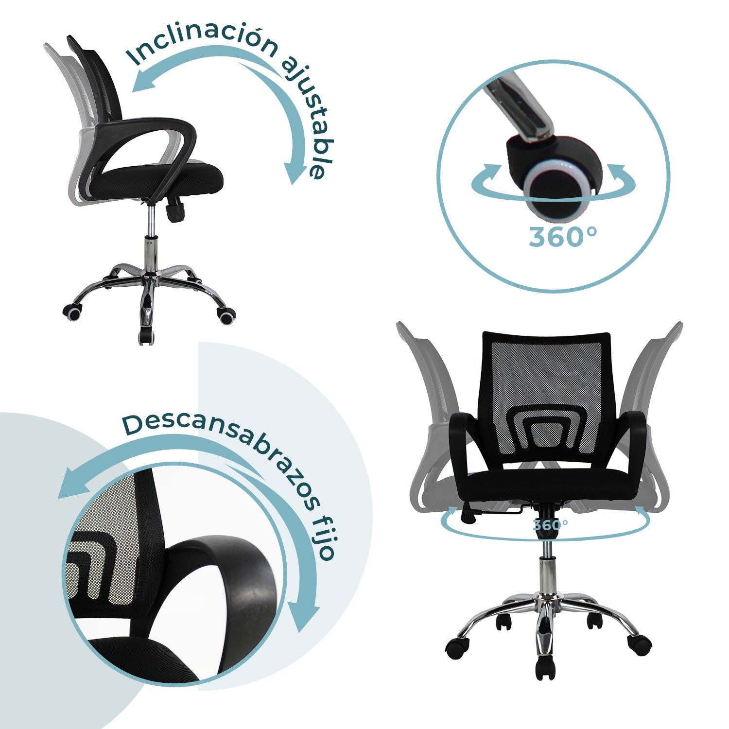 Silla Ejecutiva 107 Mesh