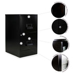 Archivero Metálico 2 gavetas Carta 13679 Negro