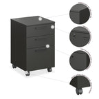 Archivero Melamina 2+1 gavetas Carta Zadar