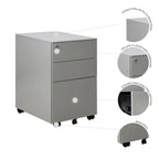 Archivero Metálico 2+1 gavetas Carta Sarre