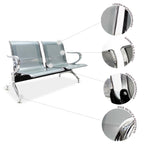 Banca De 2 Plazas Metálica de estructura sólida y segura