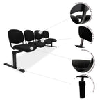 Banca de Espera 4 Plazas Iso