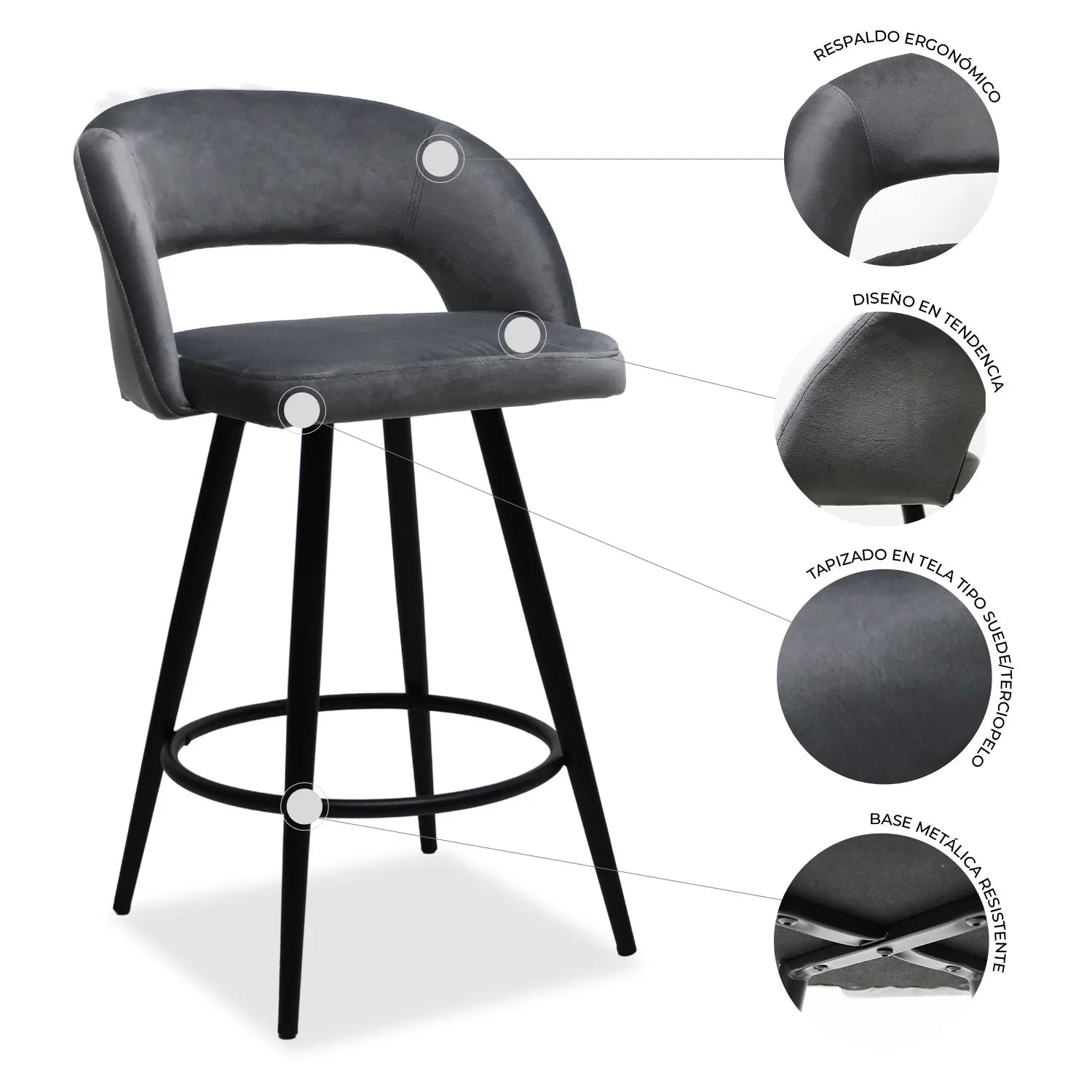 Set 2 Bancos Cadiz W15