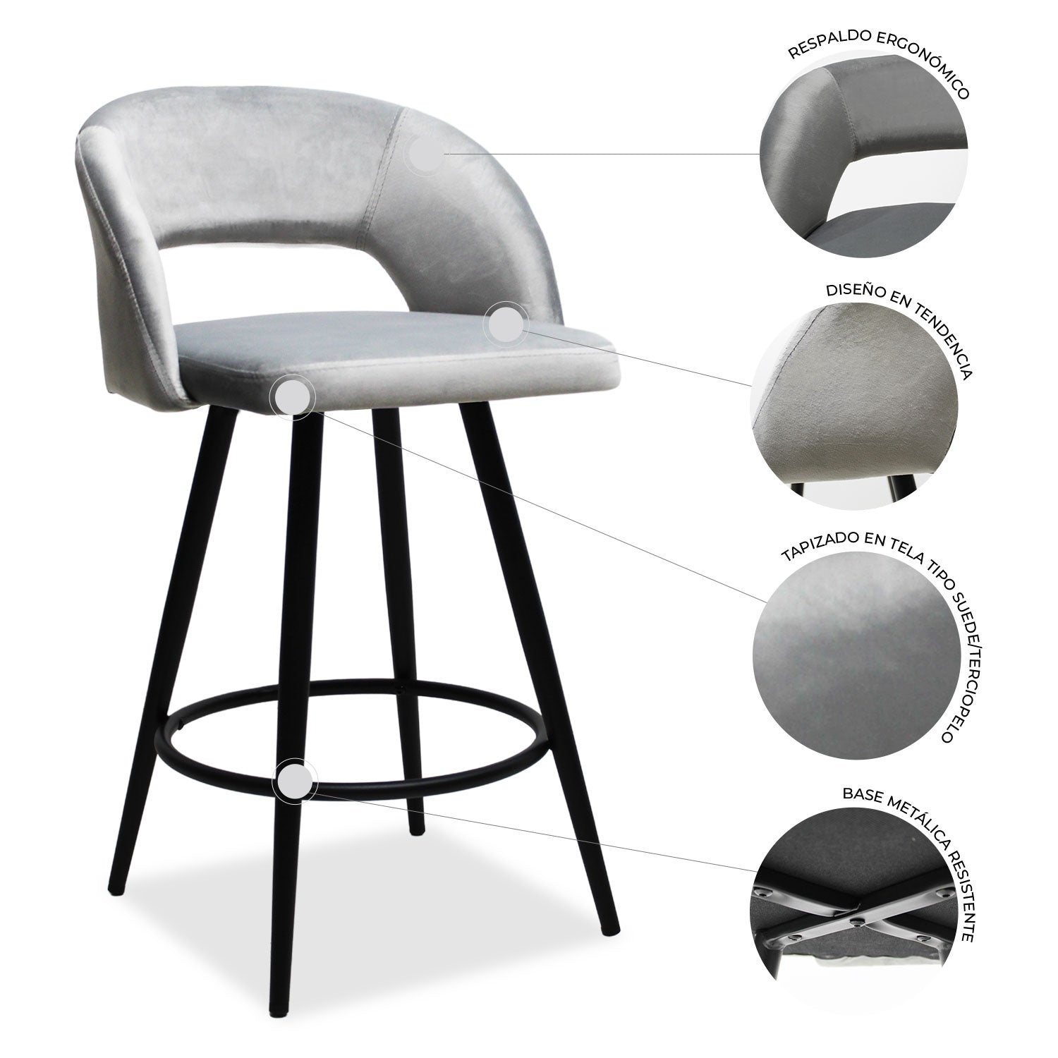 Set 2 Bancos Cadiz W15