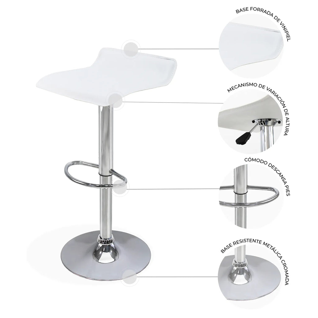 Set De 2 Bancos Altos Sion