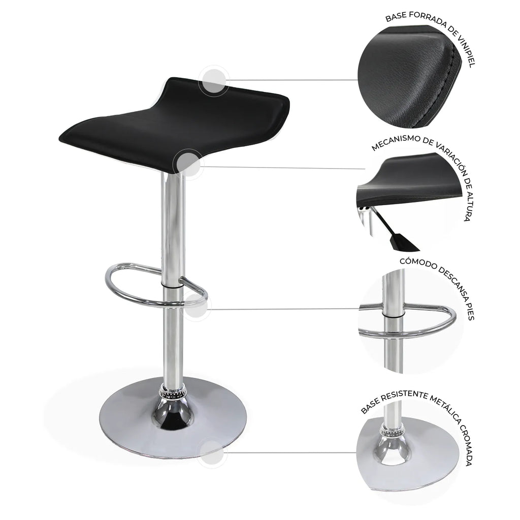 Set De 2 Bancos Altos Sion