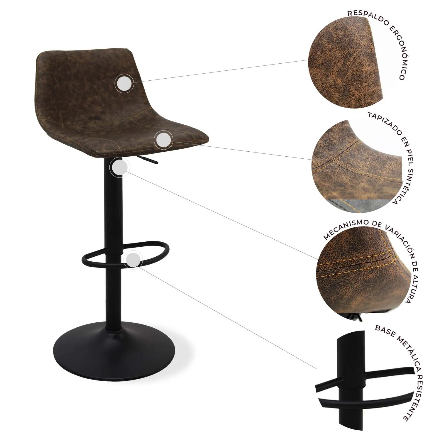 Set 2 Bancos Altos Zurich