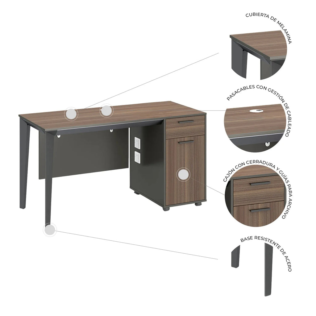 Escritorio ejecutivo Cracovia 120