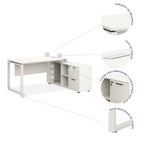 Escritorio ejecutivo Zadar 160 Lateral