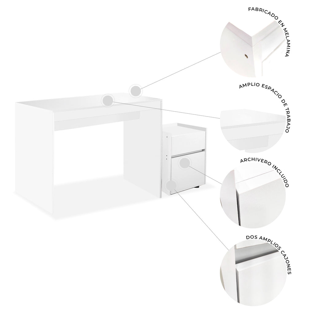 Escritorio con archivero Monterosso