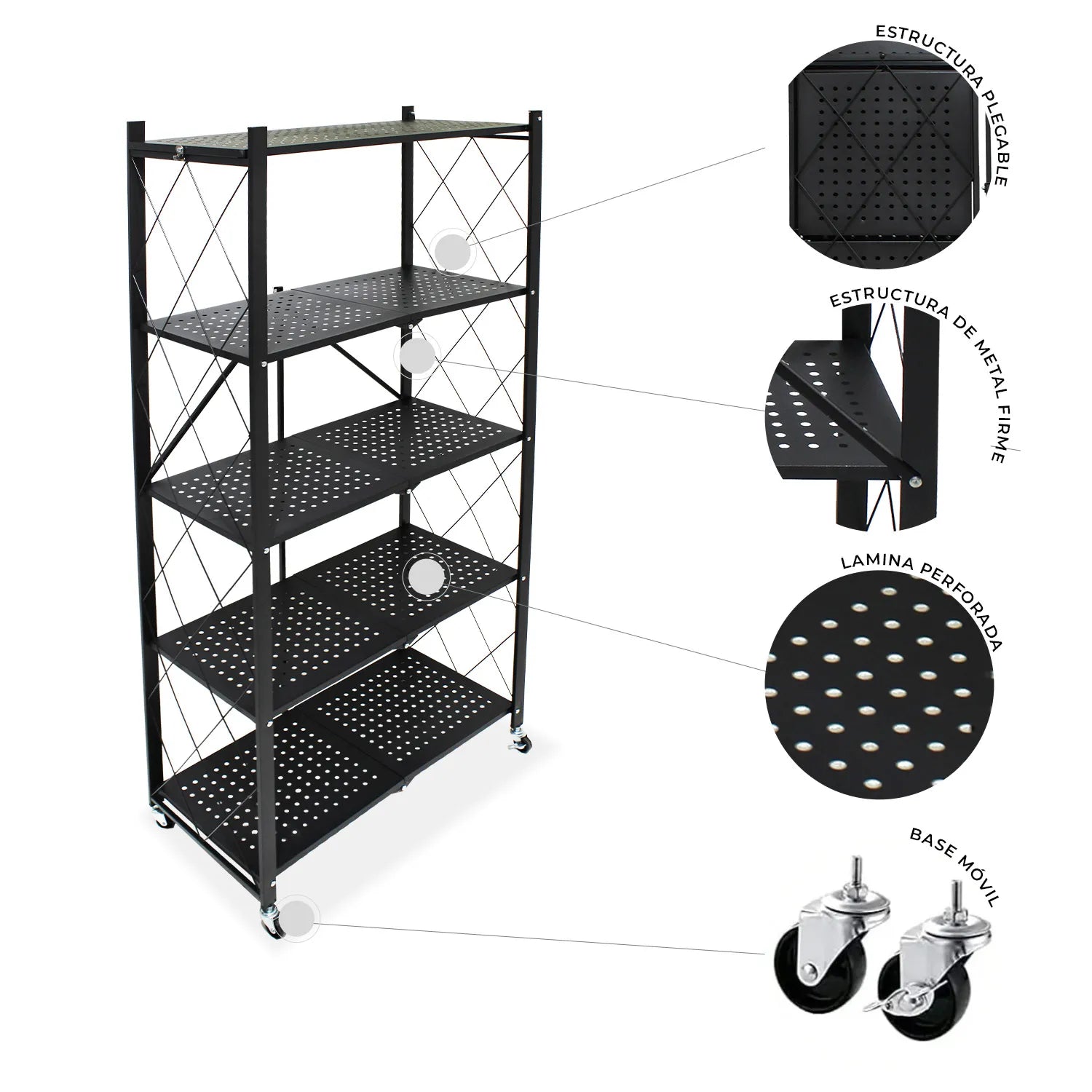 Estante plegable Tartu  1685 Alto