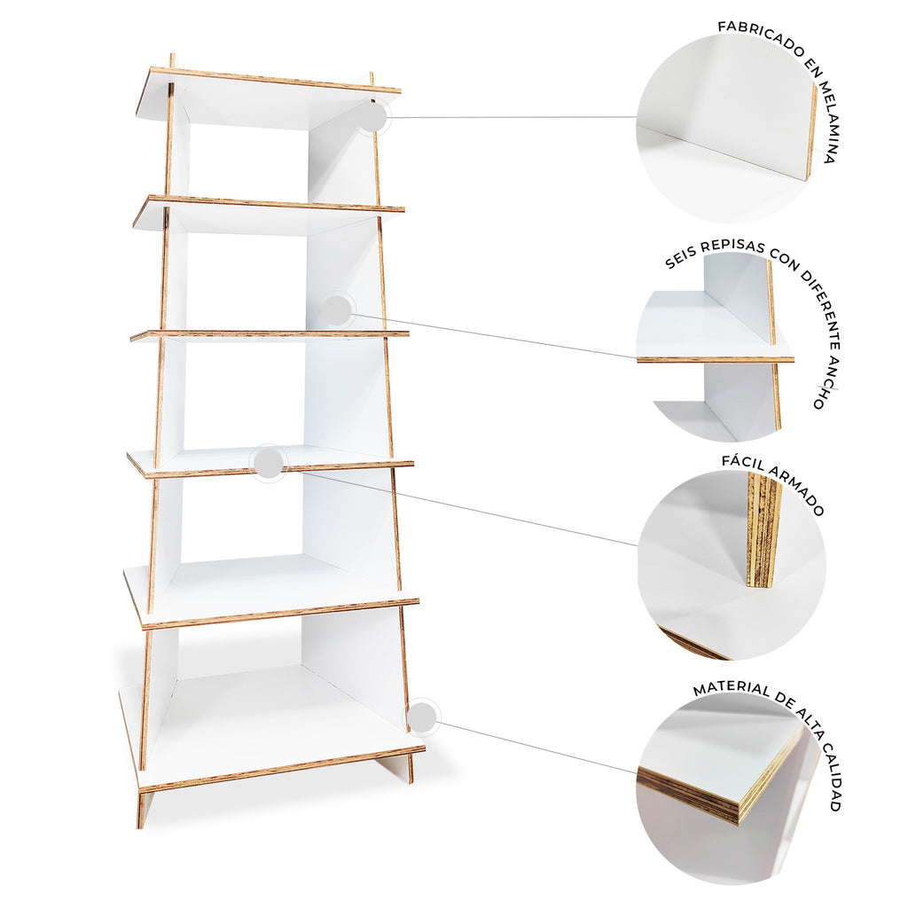 Librero Esquinero Reggo