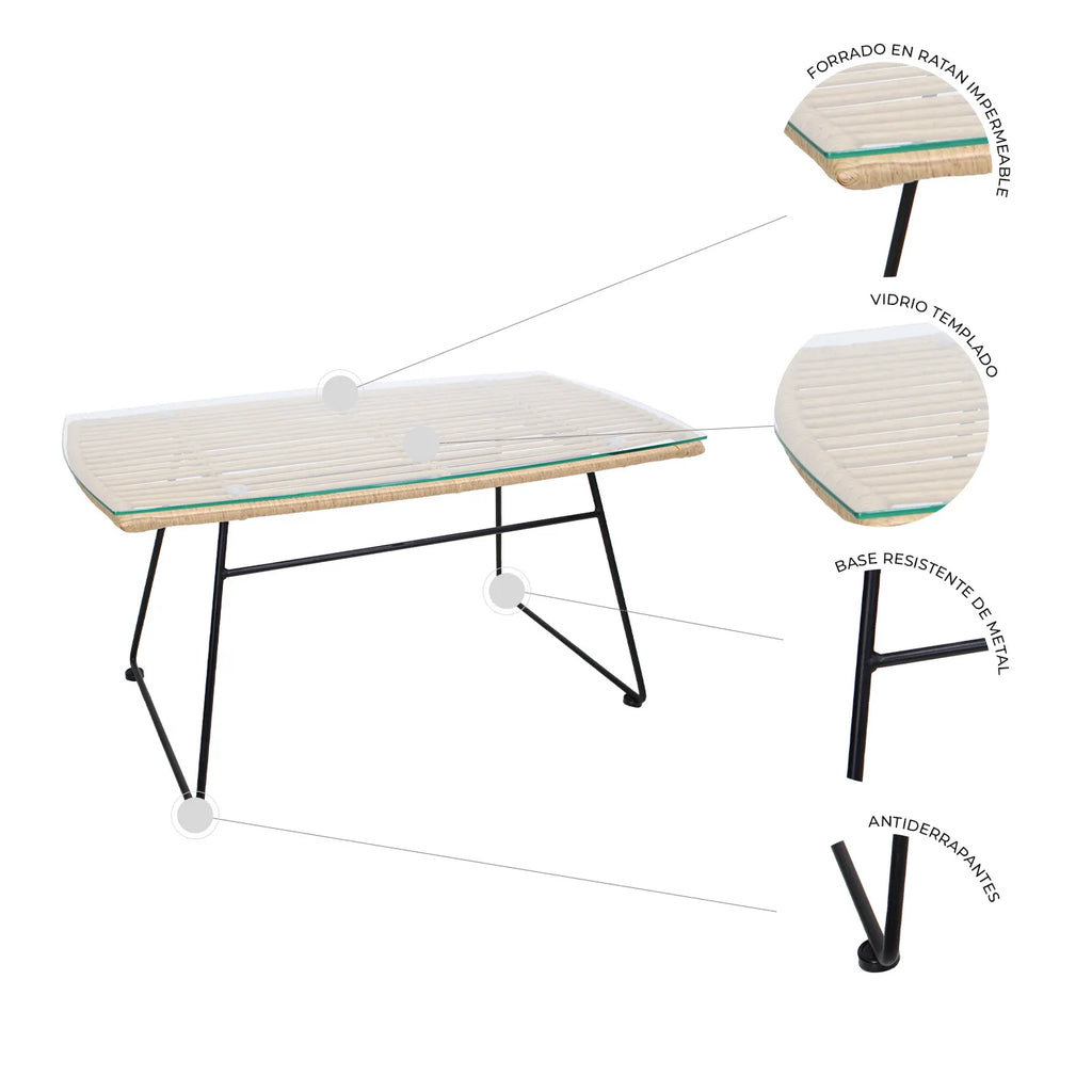 Mesa de Centro Tobago