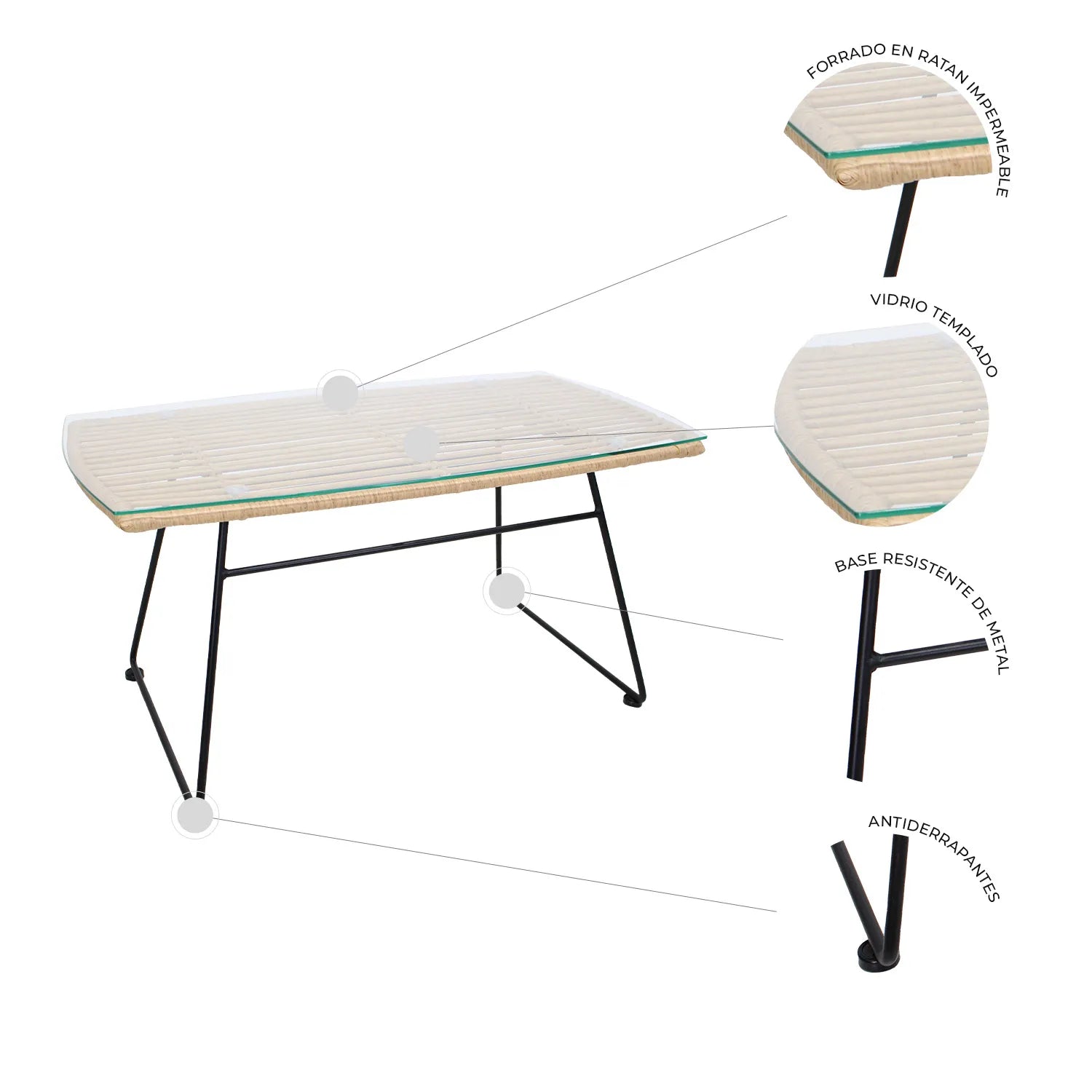 Mesa de Centro Tobago