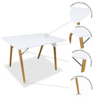 Mesa de Comedor Rectangular Frankfurt 120cm