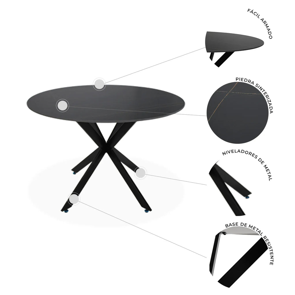 Mesa de Comedor Circular Alatri