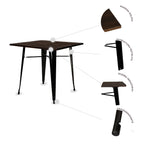 Mesa Gante Cuadrada Baja