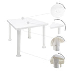 Mesa Cuadrada Desarmable 80cm