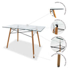 Comedor Mesa T5 + 4 Sillas Oslo Vento