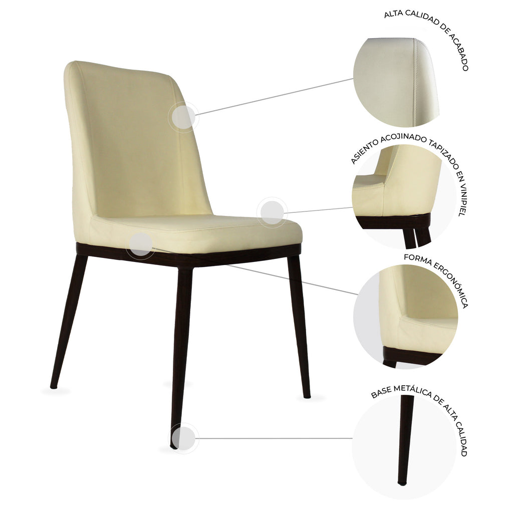 Set De 4 Sillas Bari