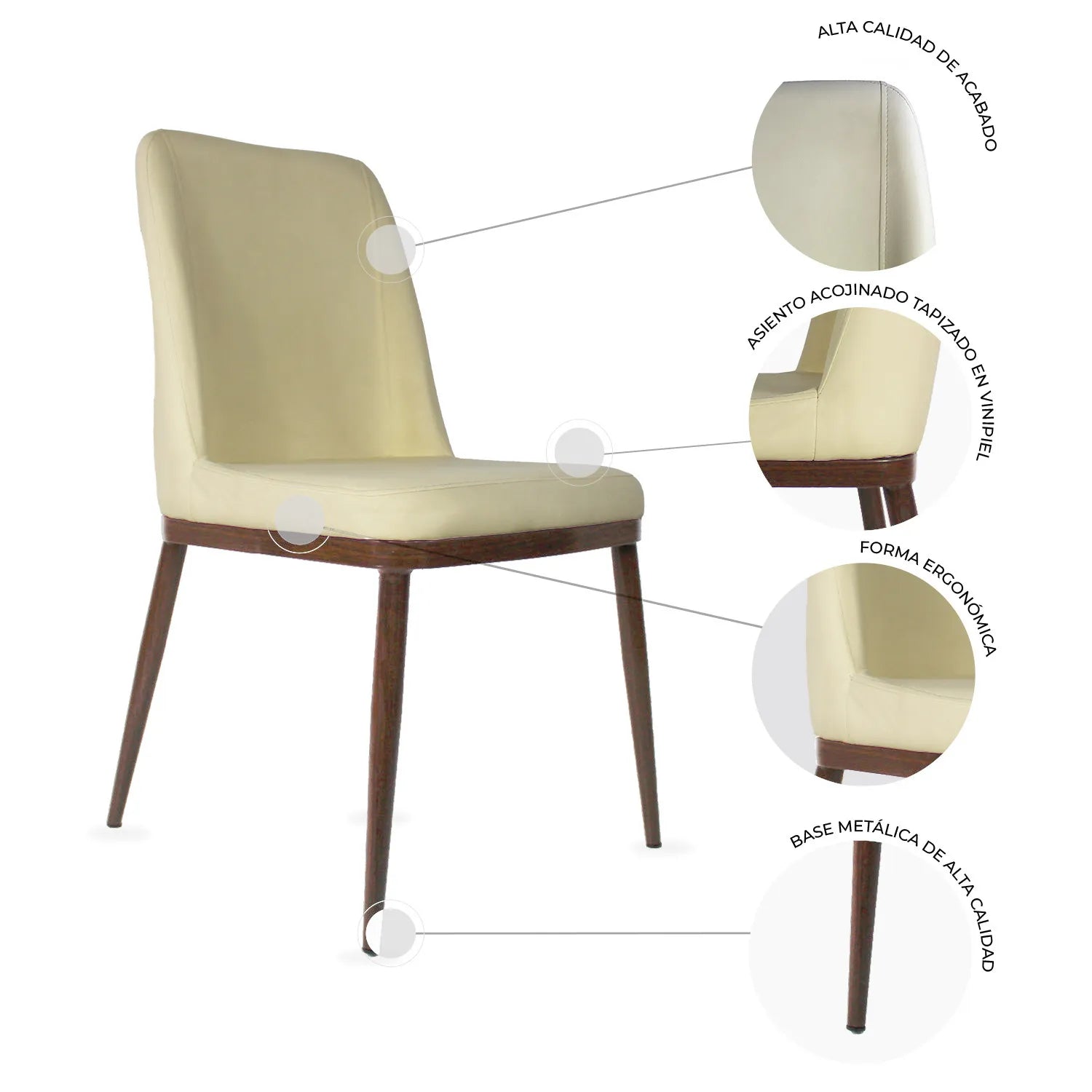 Set De 4 Sillas Bari