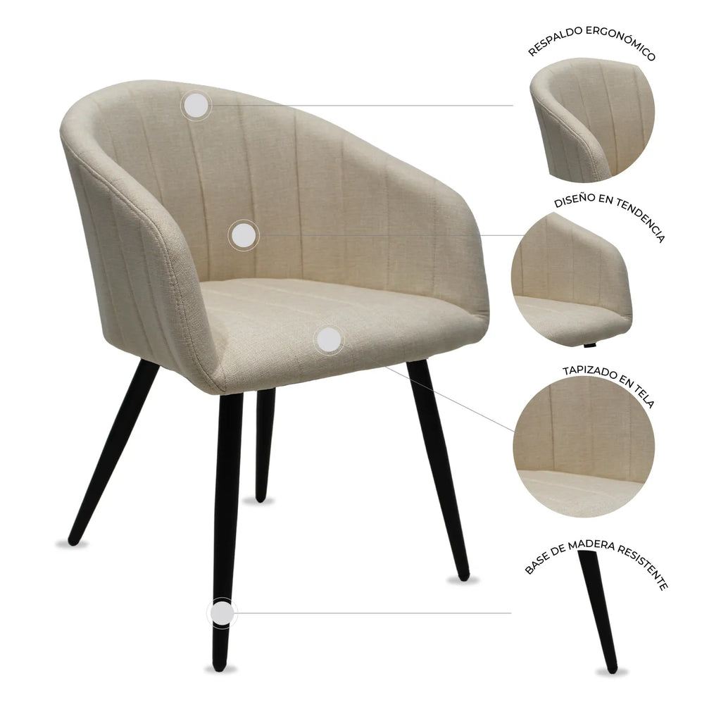 Set de 2 Sillas Burgos